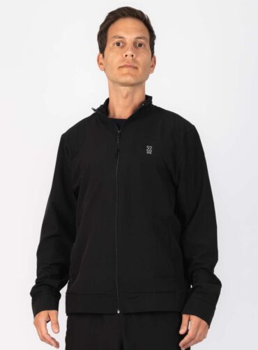 323222. Campera de Microfibra Negro