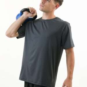 122454. Remera de Lycra con Transfer Gris