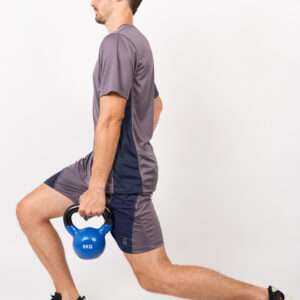 121756. Remera Double Gris con Azul