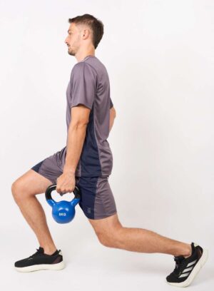 121756. Remera Double Gris con Azul