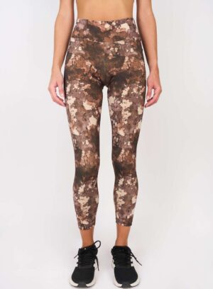 426178. Calza 7/8 Dualvap estampada Jamaica Brown