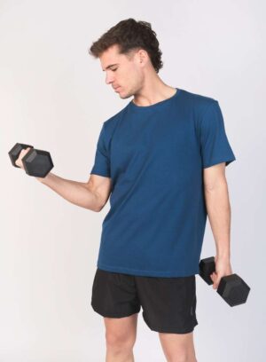 122456. Remera Basic Azulino