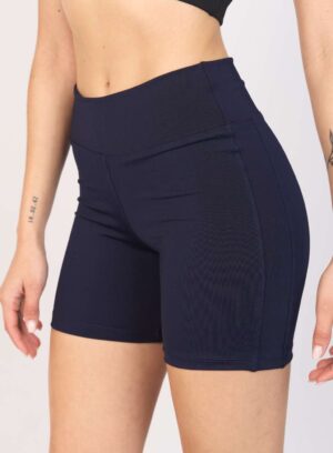 425112. Short con Recortes Azul Marino