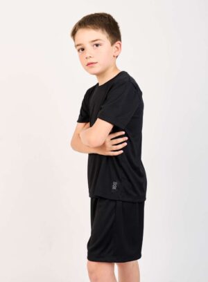 121101. Remera Set Unisex Niño Negro