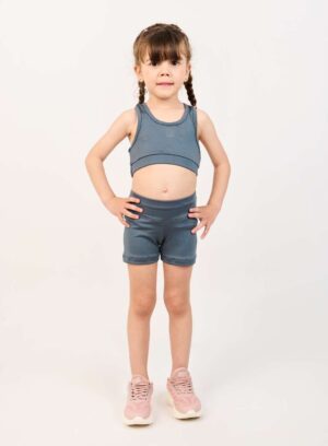 222201. Top Liso Niña Verde