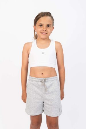 222201. Top Liso Niña Blanco