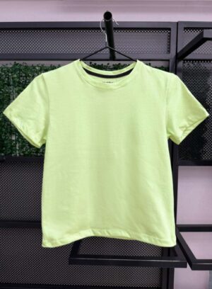 121201. Remera m/c Basic Unisex Verde Lima
