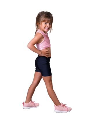 425202. Short Polisup Liso Negro