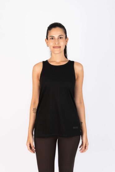121755. Musculosa Maxi Viena Negra