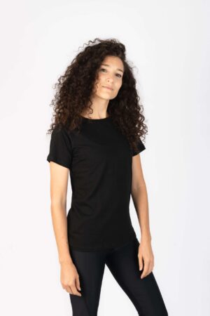 122532. Remera Dalia Ribb Negra