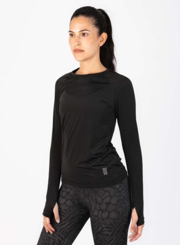 122606. Remera Térmica Cosmos Negra