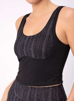 222164. Crop top Cinza Beach