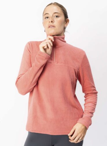 323127. Buzo Micropolar Anorak Hibisco Rosado