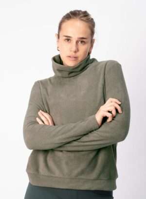 323257. Buzo Micro Malva Visón Polo