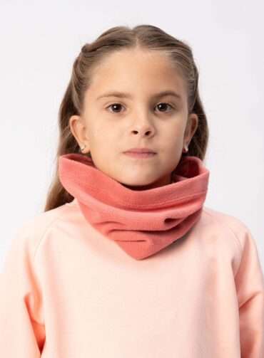 777771. Cuello Micropolar Térmico Hibisco Rosado