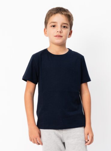 121201. Remera m/c Basic Unisex Azul Marino