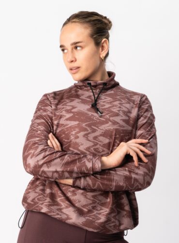 323247. Buzo Polar Estampado Opal Visón