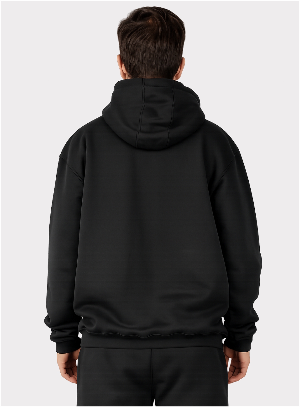 324228. Campera de Frisa Glascow Negra - Image 2