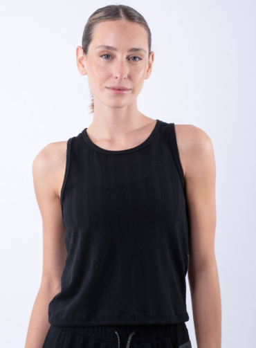 121769. Musculosa Corta Naero Negro