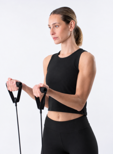 222167. Musculosa Power Chic Negra